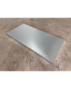 Fachboden f&uuml;r Fachbodenregale, gebraucht | Meta Clip | MS150-III | f. St&auml;ndertiefe: 500 mm | Gesamtbreite: 1.000 mm | Gesamttiefe: 500 mm | Gesamth&ouml;he: 40 mm | sendzimir verzinkt