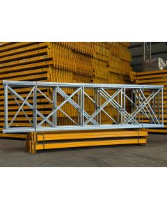 Palettenregalanlage Palettenregal, gebraucht | META Multipal S | Regalst&auml;nder: 3.800 x 1.100 mm | Lichte Weite: 2.700 mm | Regall&auml;nge: 14,01 lfm.