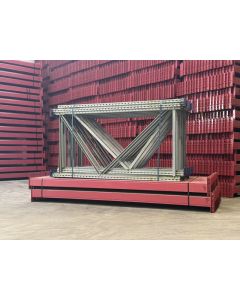 Palettenregalanlage Palettenregal, gebraucht | SSI Sch&auml;fer PR 600 | Regalst&auml;nder: 2.000 x 1.050 mm | Lichte Weite: 2.700 mm | Regall&auml;nge: Ausw&auml;hlbar