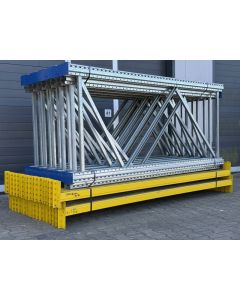 Palettenregalanlage Palettenregal, gebraucht | SSI Sch&auml;fer | Regalst&auml;nder: 2.500 x 1.100 mm | Lichte Weite: 2.700 mm | Regall&auml;nge: 25,50 lfm.