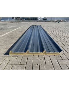 Sandwichplatten I.Wahl - 60mm Dach in Anthrazit (33,50€/QM)