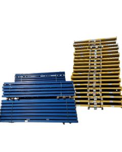 Palettenregalanlage Palettenregal, gebraucht | Jung Heinrich MPB | Regalständer: 11.500 x 1.100 mm | Lichte Weite: 2.750 mm | Regallänge: 40,30 lfm.