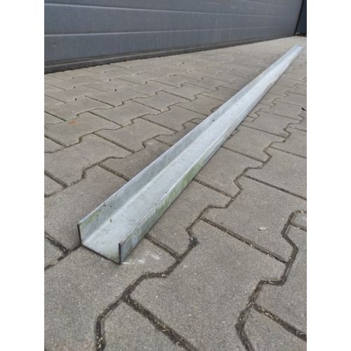 U-Profil, gebraucht | Feuerverzinkt | Stahlträger | Eisenträger | Gesamtlänge: ca. 3.420 mm | U: 45 x 80 mm | Materialstärke: 4,00 mm 
