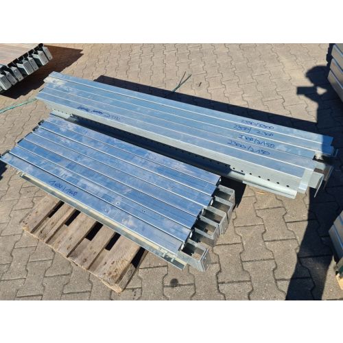 CS Sigma Profil Stahlträger gebraucht / Länge: 1.400 mm / CS-Sigma: 200 x 65 x 18 mm 