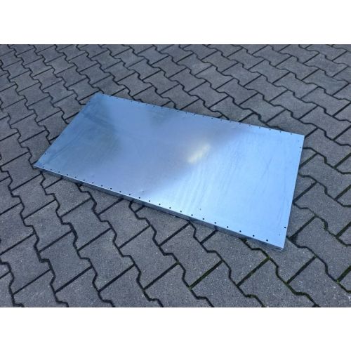 Fachboden für Fachbodenregale Magazinregal, gebraucht / Schulte / 1.220x600x40 mm (BxTxH) / sendzimir verzinkt / 250 kg 