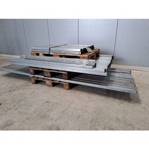 C-Profil f. Durchschubsicherung / gebraucht, SSI Schäfer / C-Profil: 60x40x8 mm / sendzimir verzinkt / Gesamtlänge: wählbar