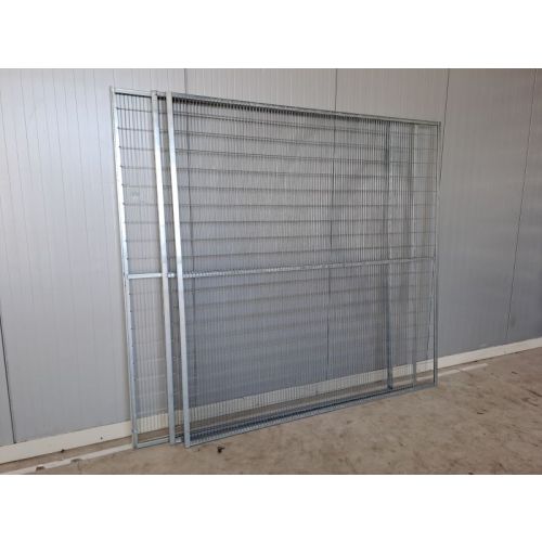 3x Rückwandgitter Gitter f. Palettenregale, Neu / Garantell / Gesamtbreite: 2.000 mm / Gesamthöhe: 1.880 mm / sendzimir verzinkt