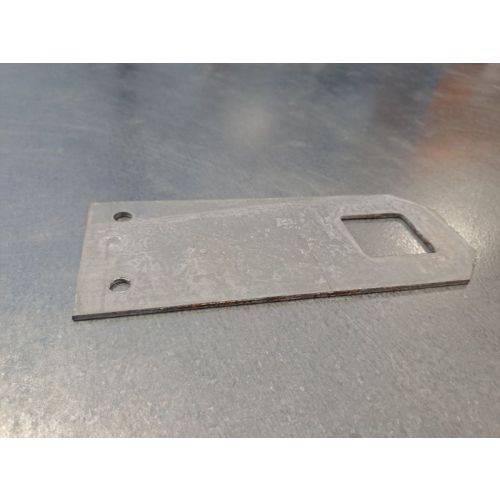 Halter f. Durchschubsicherung Agraffenwinkel Konsole, gebraucht | Gesamtlänge: 200 mm | Gesamtbreite: 80 mm | Öffnungsmaß: 42 x 37 mm
