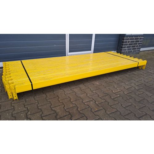 Palettenregaltraverse Traverse Palettenregal, gebraucht | Redirack | lichte Weite: 2.805 mm | K: 100 x 50 mm | gelb 
