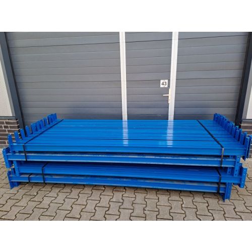 Palettenregaltraverse Traverse, gebraucht | SSI Sch&auml;fer PR 600 | Lichte Weite: 3.300 mm | INP: 80 x 42 mm | blau | 4 HK
