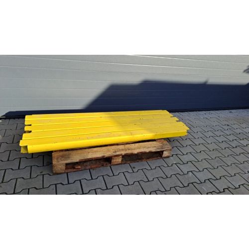Vierkantrohr Stahlträger, gebraucht | Gesamtlänge: ca. 1.800 mm | Profil: 120 x 80 mm | gelb