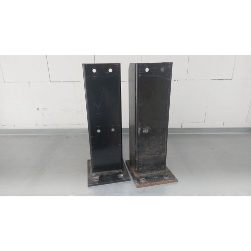 U-Anfahrschutzecken Set Anfahrschutzleitplanke Palettenregal, gebraucht | Gesamth&ouml;he: 400 mm | Gesamtbreite: 152 mm | Gesamttiefe: 175 mm | schwarz