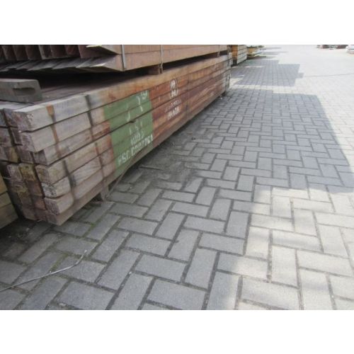 (7,50€/lfm) 60x60 mm Bongossi Pfähle Hartholz Pfosten Kantholz