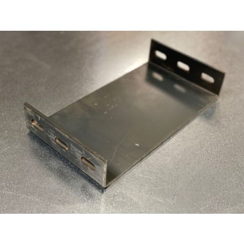 Regalverbinder Abstandhalter Wandkonsole gebraucht / lichte Weite 250 mm / Kurze Schenkel 135 x 45 mm / ähnl. anthrazit