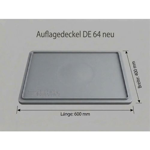 Auflagedeckel Auer DE 64 - 600x400 mm GRAU