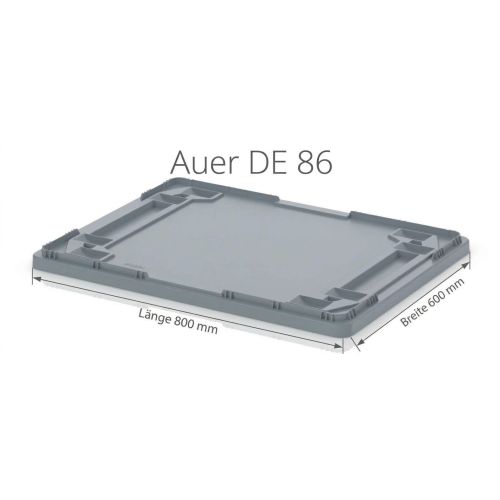 Auflagedeckel Deckel 800x600 mm Stapelkisten Auer neu