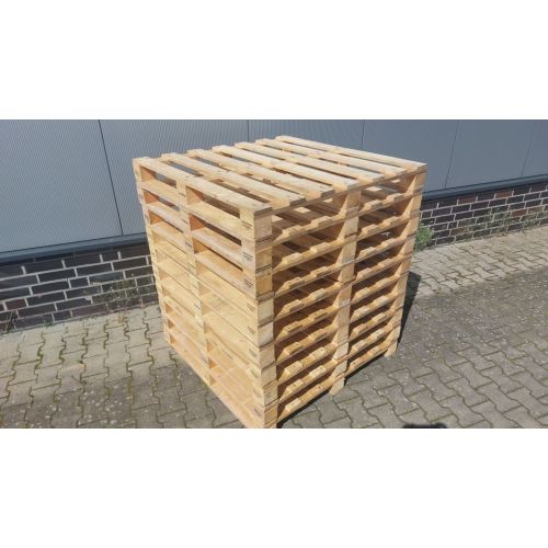 Einwegpalette Holzpalette, II. Wahl | Neuware | teils gebraucht | Abm.: 1.145 x 1.140 x 130 mm | Holz | 07 Deckbretter | Interne Bezeichnung: Bild 2_1150 x 1150 mm
