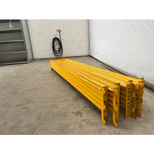 Palettenregaltraverse Traverse Palettenregal, gebraucht | Metal Sistem Unipal | lichte Weite: 1.800 mm | K: 140 x 45 mm | gelb