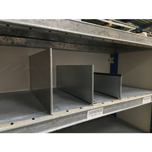 Fachteiler Trennwände gebraucht / Nedcon SF1 / Gesamtbreite: 360 mm / Gesamthöhe: 142 - 230 mm  