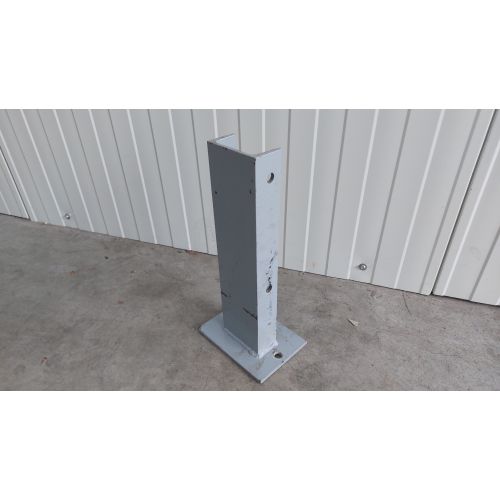 U -Anfahrschutzecke Palettenregal, gebraucht | Gesamthöhe: 390 mm | Gesamtbreite: 180 mm | U Profilabm.: 100 x 50 | grau