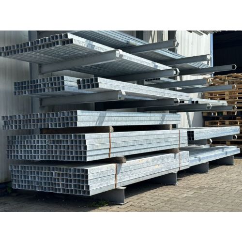 Vierkantrohr Rechteckrohr, neu | Profil: 50 x 50 mm | Materialstärke: 2 mm | Gesamtlänge: auswählbar