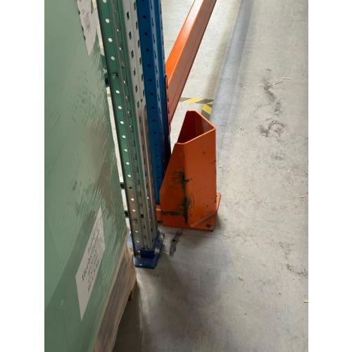 U- Anfahrschutzecke Palettenregal, gebraucht | Gesamthöhe: 400 mm | Gesamtbreite: 220 mm | orange