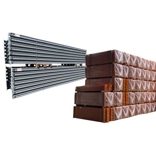 Palettenregalanlage Palettenregal neu & gebraucht / Stow Pal Rack NS / Regalständer: 4.050 x 1.100 mm / Lichte Weite: 2.700 mm / Regallänge: auswählbar 
