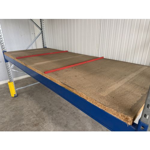 Spanplatte mit Leisten Einlegeboden Holzplatte Platte, gebraucht | Gesamtbreite: 2.680 mm | Gesamttiefe: 1.050 mm | Spanplattenst&auml;rke: 38 mm 