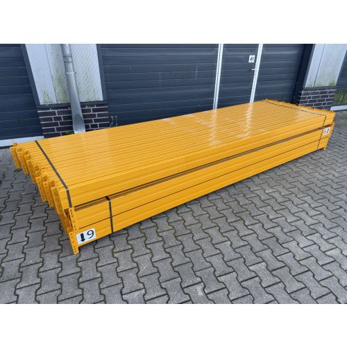 Palettenregaltraverse Traverse Palettenregal, gebraucht | Jungheinrich MPB | Lichte Weite: 3.900 mm | Kastenprofil: 160 x 50 mm | RAL 1007 gelb