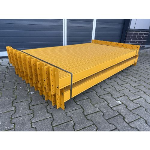Palettenregaltraverse Traverse Palettenregal, gebraucht | Jungheinrich MPB | Lichte Weite: 1.900 mm | Kastenprofil: 100 x 50 mm | RAL 1007 gelb