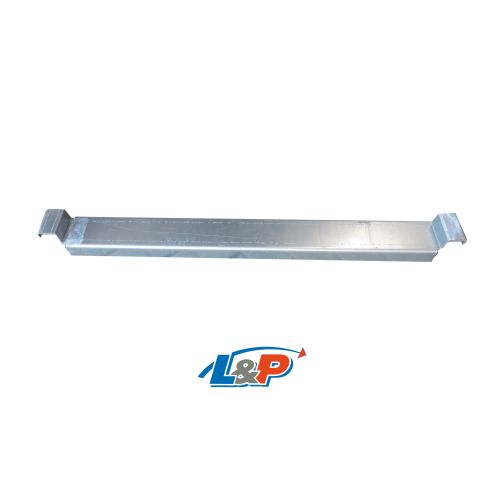 abgesetzter Tiefensteg gebraucht / für Regaltiefe: 1.100 mm