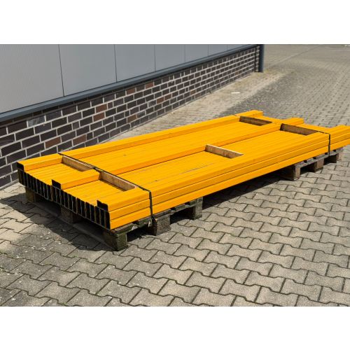 Stahltr&auml;ger Vierkantrohr Rechteckrohr, gebraucht | Profil: 120 x 50 mm | Gesamtl&auml;nge: 2.890 mm | Materialst&auml;rke: 3,0 mm | gelb