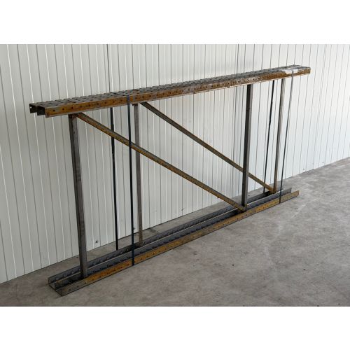 Palettenregalst&auml;nder Regalst&auml;nder Palettenregal, gebraucht | SSI Sch&auml;fer PR350 | St&auml;nderh&ouml;he: 2.200 mm | St&auml;ndertiefe: 1.050 mm | Rahmenprofilabm.: U 80 x 50 x 4 mm | ROH