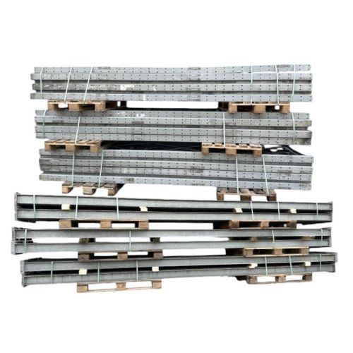 Palettenregalanlage Palettenregal, gebraucht | Lücht & Palm MB | Regalständer: 4.000 x 900 mm | lichte Weite: 5.015 mm  | feuerverzinkt | geeignet für den Außenbereich
