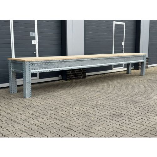 Werkbank Arbeitstisch Schweißtisch, gebraucht | Werkbanktiefe: 850 mm | Werkbankhöhe: 940 mm | Werkbankbreite: wählbar