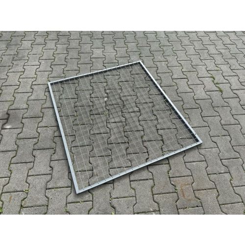 Rückwandgitter Gitter f. Palettenregale, gebraucht | Gesamtbreite: 1.100 mm | Gesamthöhe: 1.000 mm | Materialfarbe: grau