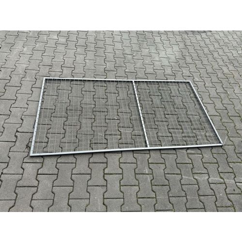 Rückwandgitter Gitter f. Palettenregale, gebraucht | Gesamtbreite: 1.920 mm | Gesamthöhe: 1.000 mm | Materialfarbe: grau