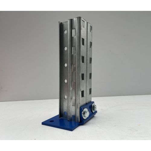 Fußplatte FT111 f. Palettenregal, neu | SSI Schäfer PR 600 | für 100 mm Rahmenprofil | RAL 5010 Enzianblau