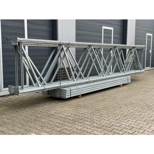 Palettenregalanlage Palettenregal, neu & gebraucht | Jungheinrich MPB | Regalst&auml;nder: 6.750 x 1.100 mm | lichte Weite: 3.700 mm | Regall&auml;nge: 11,58 lfm.