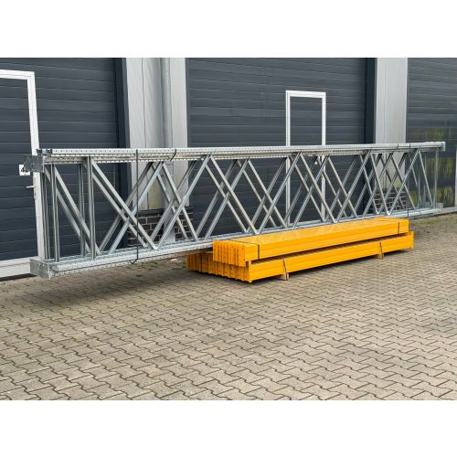 Palettenregalanlage Palettenregal, neu & gebraucht | Jungheinrich MPB | Regalst&auml;nder: 6.750 x 1.100 mm | lichte Weite: 3.100 mm | Regall&auml;nge: 9,78 lfm.