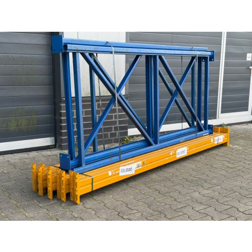 Palettenregalanlage Palettenregal, gebraucht | Jungheinrich Delta | Regalst&auml;nder: 2.400 x 1.050 mm | lichte Weite: 2.700 mm | Regall&auml;nge: 5,64 lfm.