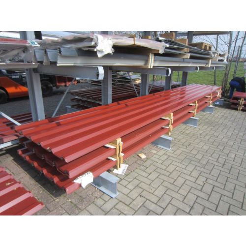 Trapezblech Dachplatten Sonderposten - Profil 35/207 in Rotbraun (13,45€/m²)