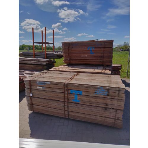 (3,81€/lfd.M) 40x60 mm Bongossi Pfähle Hartholz Pfosten Kantholz