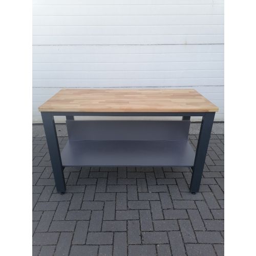 Werkbank Arbeitstisch Packtisch / Gesamtbreite: 1.400 mm / Gesamttiefe: 600 mm  / Gesamthöhe: 900 mm