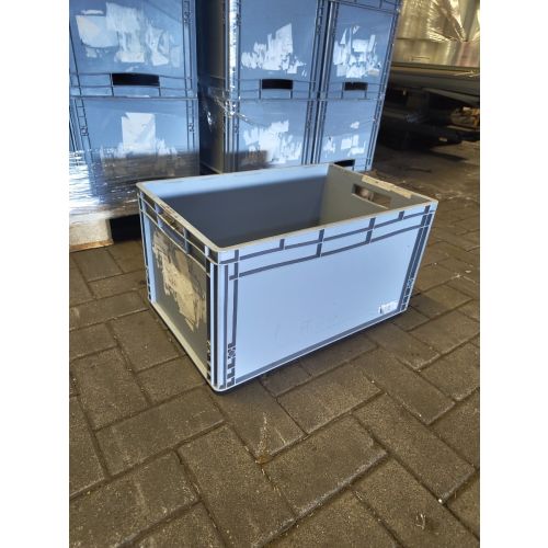 Stapelkiste Eurobeh&auml;lter Stapelbeh&auml;lter, gebraucht / Auer / 600 x 400 x 320 mm / grau