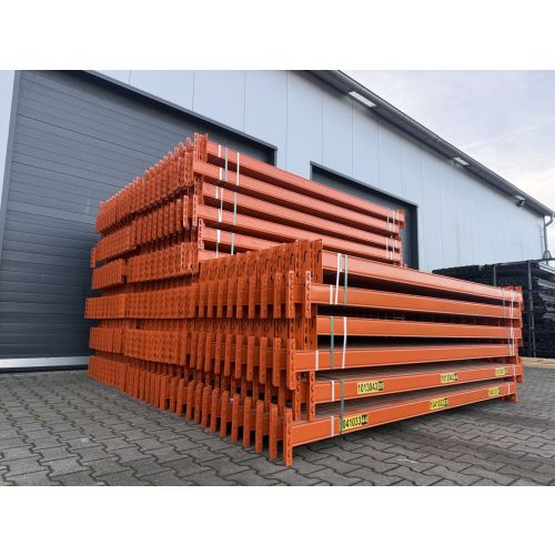 Palettenregaltraverse Traverse Palettenregal, gebraucht | Stow Pal Rack NS | lichte Weite: 2.700 mm | Kastenprofil: 100 x 50 mm | PNB 0480 | orange