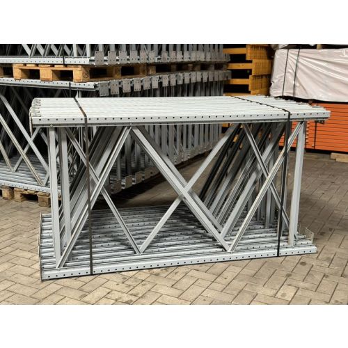 Palettenregalst&auml;nder Regalst&auml;nder, gebraucht | Stow Pal Rack NS | PLFB 155 | Rahmenprofil: 100 x 65 x 2,25 mm | St&auml;nderh&ouml;he: 2.000 mm | St&auml;ndertiefe: 1.100 mm | grau