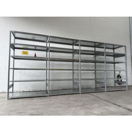 Fachbodenregal Magazinregal | SSI Schäfer R 3000 | neu & gebraucht | Gesamthöhe: 2.278 mm | Gesamttiefe: 800 mm | 6 Ebenen | Regallänge: 5,27 lfm.