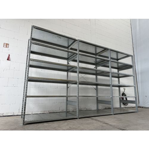 Fachbodenregal Magazinregal | SSI Schäfer R 3000 | neu & gebraucht | Gesamthöhe: 2.278 mm | Gesamttiefe: 800 mm | 6 Ebenen | Regallänge: 3,96 lfm.