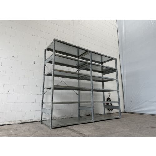 Fachbodenregal Magazinregal | SSI Schäfer R 3000 | neu & gebraucht | Gesamthöhe: 2.278 mm | Gesamttiefe: 800 mm | 6 Ebenen | Regallänge: 2,65 lfm.